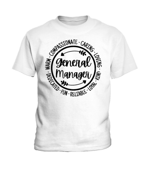 General Manager Vintage Gift Kids T-Shirt