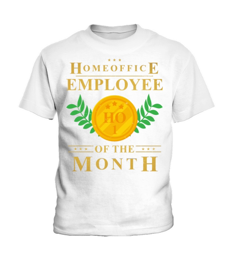 Homeoffice Employee of The Month Homeschool Remote Kids T-Shirt