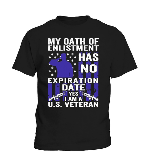 MILITARY, US VETERANS OATH OF ENLISTMENT Kids T-Shirt