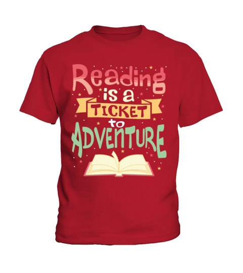 Reading Is A Ticket To Adventure Kids T-Shirt