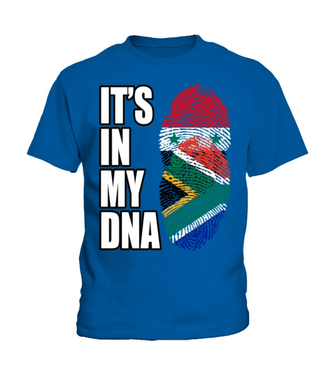 Syrian And South African Vintage Heritage DNA Flag Kids T-Shirt