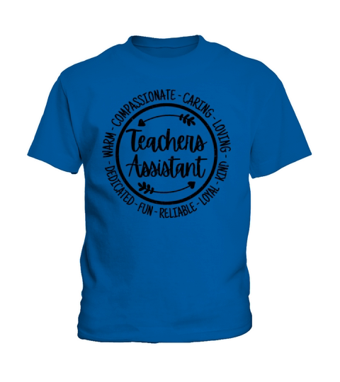Teachers Assistant Vintage Gift Kids T-Shirt