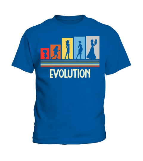 Vintage Mama Evolution Mom Kids T-Shirt