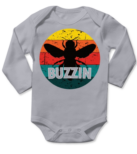 Buzzin Party Shirt And Funnny Gift Idea for Dad Long Sleeve Baby One-Piece