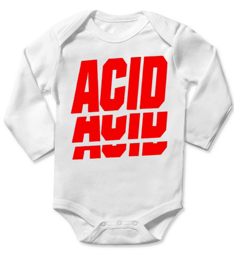 Girl De White Long Sleeve Baby One-Piece