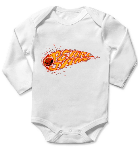 Pearl Jam Fire Ball - Unisex Long Sleeve Long Sleeve Baby One-Piece