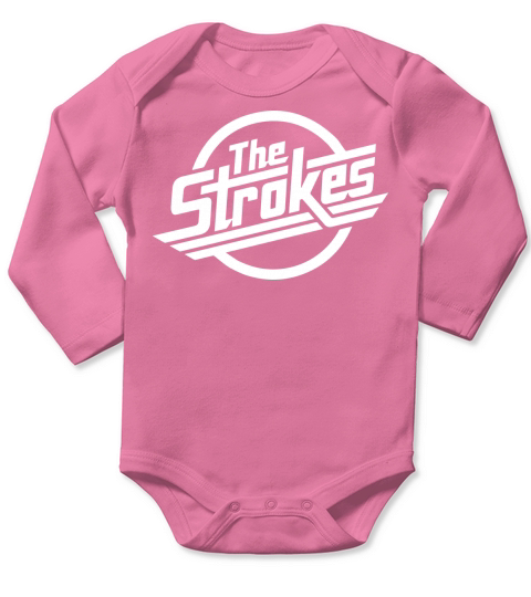 Strokes Long Sleeve Baby One-Piece