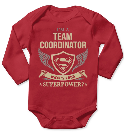 TEAM COORDINATOR Long Sleeve Baby One-Piece