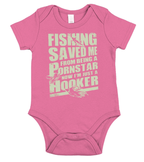 Fishing Saved me Short Sleeve Baby One-Piece