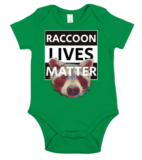Raccoon t shirt because raccoon Lives Matter Trashpanda Tee Short Sleeve Baby One-Piece