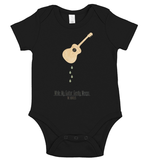 While my Guitar Weeps Short Sleeve Baby One-Piece