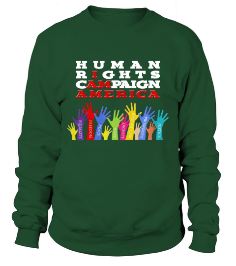 HUMAN RIGHTS CAMPAIGN AMERICA Sweatshirt Unisex