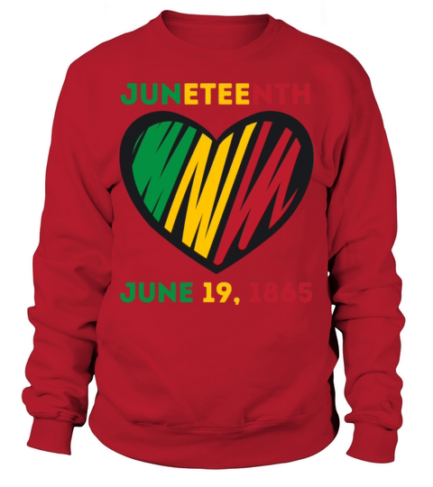 JUNETEENTH June 19th Black African American Day Sweatshirt Unisex
