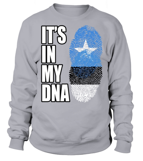 Somali And Estonian Vintage Heritage DNA Flag Sweatshirt Unisex