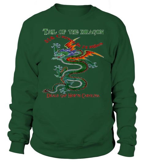 Tail of the Dragon Deals Gap North Carolina 318 Curves in 11 Miles T-Shirt Sweatshirt Unisex