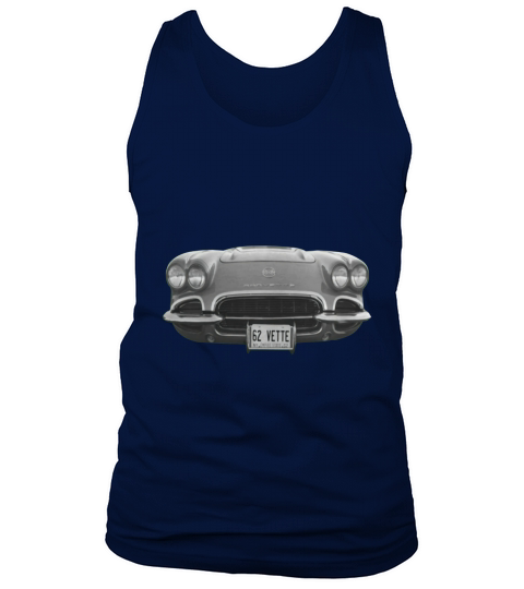 1962 Corvette BW T-Shirts Tank Top Unisex