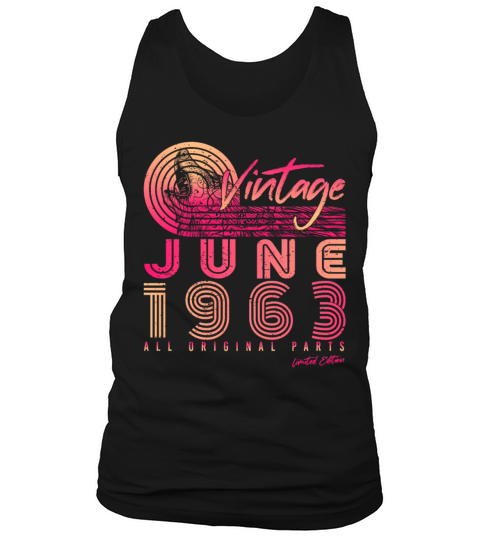 1963 June Vintage Tank Top Unisex