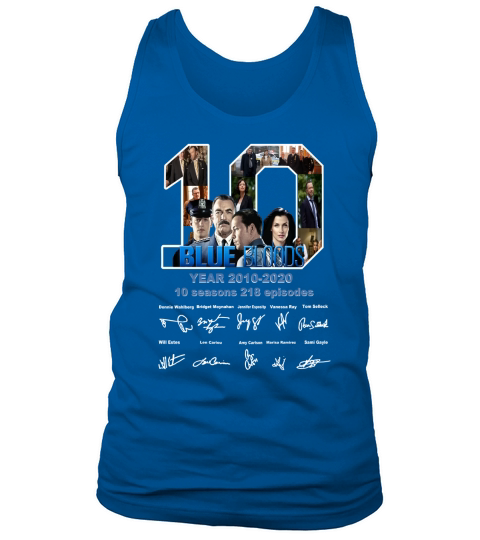 Blue Bloods 10 years anniversary signature shirtn Tank Top Unisex