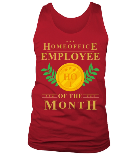 Homeoffice Employee of The Month Homeschool Remote Tank Top Unisex