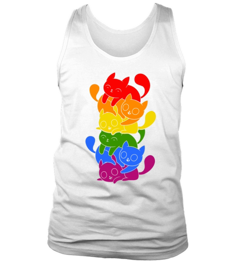 LGBT Color Cat Lesbian Gay LGBTQ Pride Transgender Tank Top Unisex