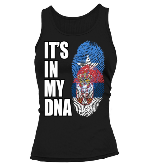 Somali And Serbian Vintage Heritage DNA Flag Tank top Woman