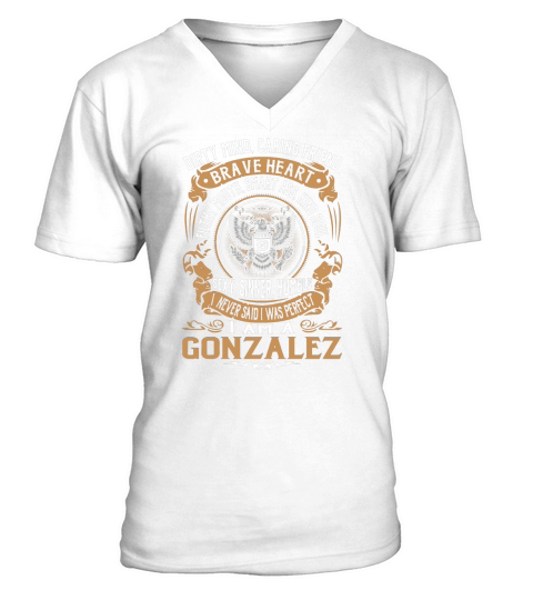 GONZALEZ Last Name, Surname Tshirt V-Neck T-shirt