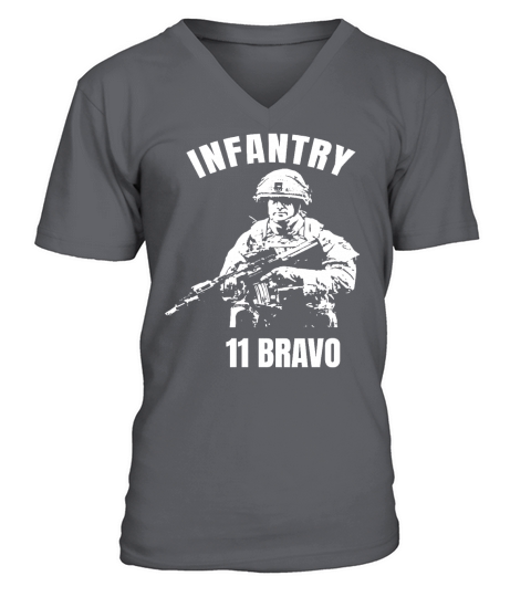 Infantry 11 Bravo Soldier Veteran Tshirt V-Neck T-shirt
