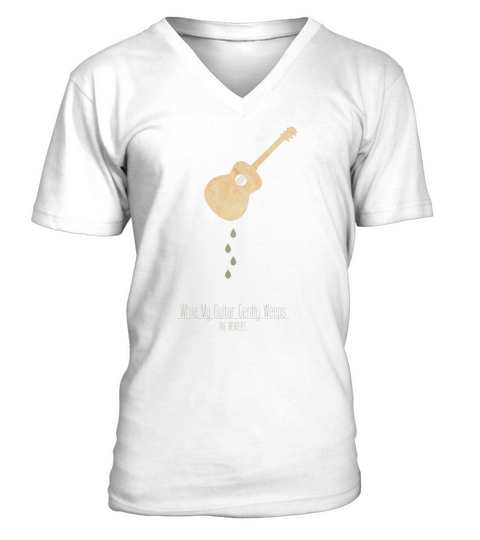 While my Guitar Weeps V-Neck T-shirt