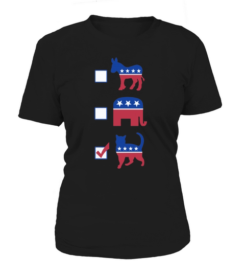 Politipets Vote Cat T-Shirt Women's T-Shirt