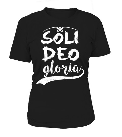 Soli Deo Gloria Reformed Christian Sola Distressed T-shirt Women's T-Shirt
