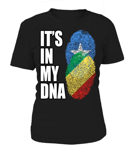 Somali And Congolese Republic Vintage Heritage DNA Women's T-Shirt