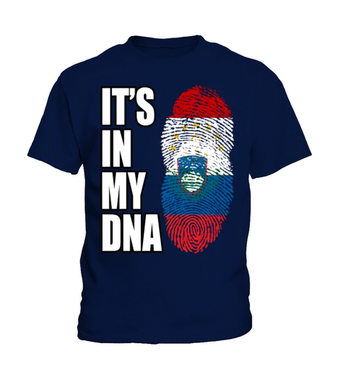 Tajikistani And Slovenian Vintage Heritage DNA Fla Kids T-Shirt