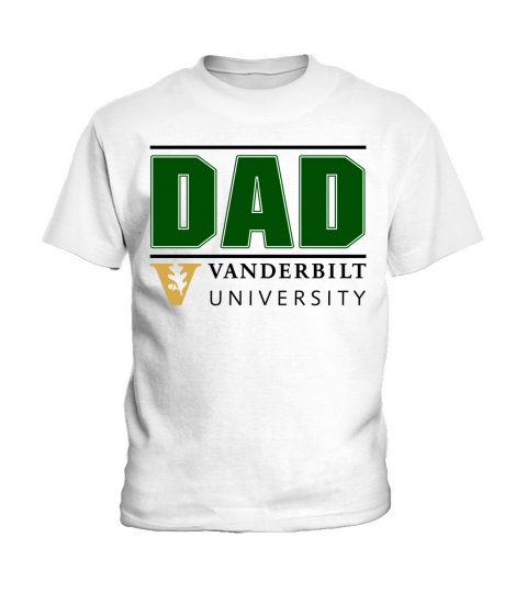 Vanderbilt University Proud Dad Parents Day 2020 Kids T-Shirt