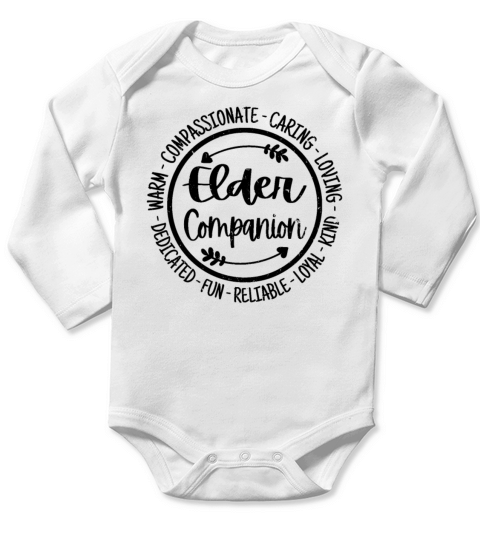 Elder Companion Vintage Gift Long Sleeve Baby One-Piece