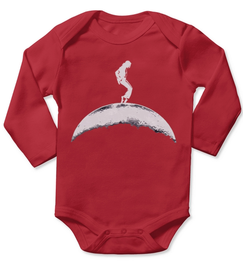 Houston We Have a Problem Moonwalk Tshirt Long Sleeve Baby One-Piece