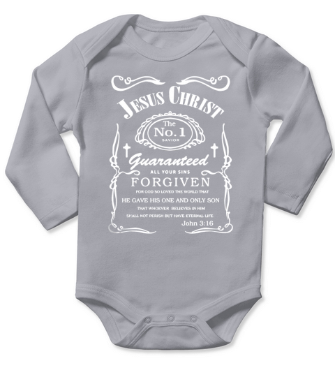 Jesus Christ The No.1 T Shirt T Shirt Long Sleeve Baby One-Piece