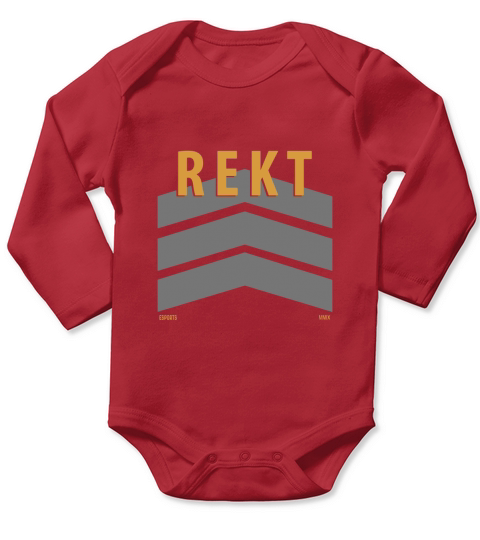Legends Get Rekt League Shirt for Gamer Long Sleeve Baby One-Piece