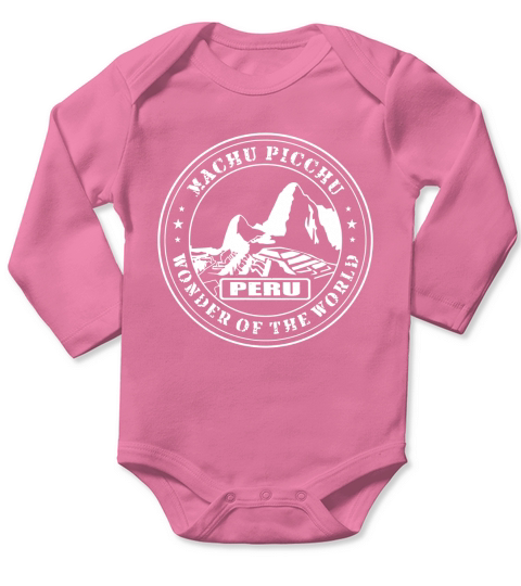 Peru Machu Picchu Wonder of the World Long Sleeve Baby One-Piece