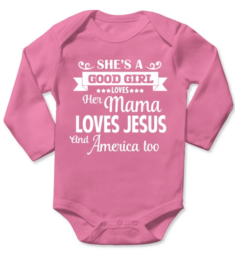 Tom Petty love jesusand america Long Sleeve Baby One-Piece
