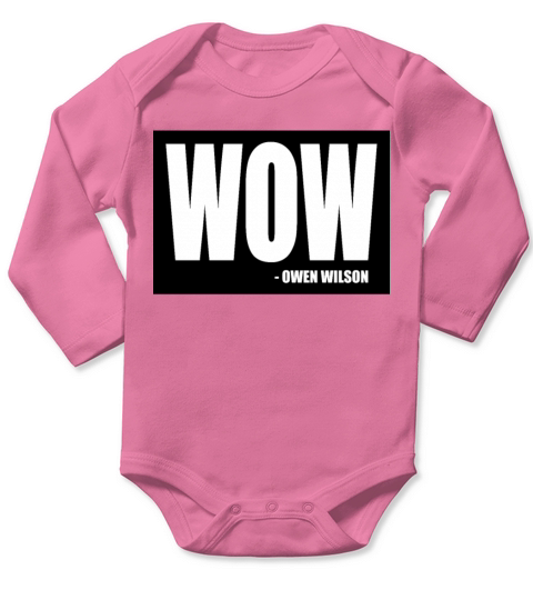 Wow is that Long Sleeve Baby One-Piece