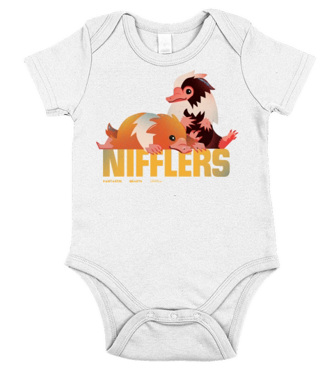Fantastic Beasts 3 Baby Nifflers Short Sleeve Baby One-Piece