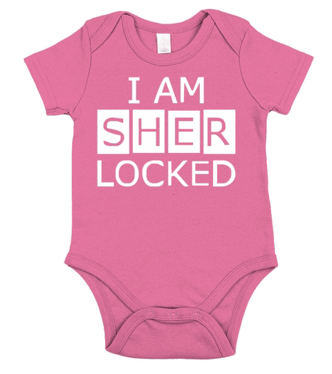 I Am Sherlocked T-Shirt Short Sleeve Baby One-Piece