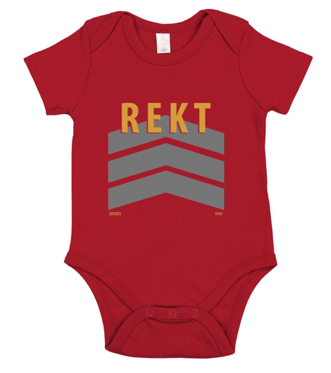 Legends Get Rekt League Shirt for Gamer Short Sleeve Baby One-Piece