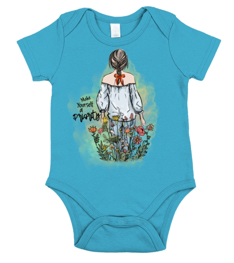 Make yourself a priority sublimation Short Sleeve Baby One-Piece