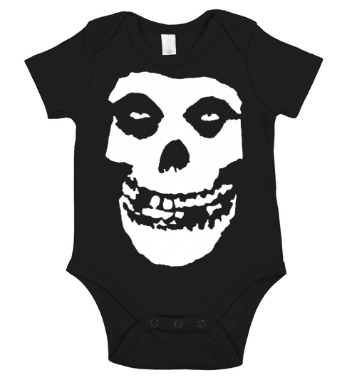 Misfits Fiend Skull Short Sleeve Baby One-Piece