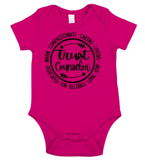 Trust Counselor Vintage Gift Short Sleeve Baby One-Piece
