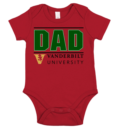 Vanderbilt University Proud Dad Parents Day 2020 Short Sleeve Baby One-Piece