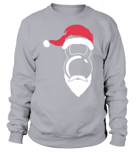Bodybuilding Bodybuilder Christmas Santa Weight Sweatshirt Unisex
