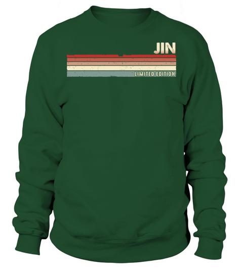 Jin Funny Retro Vintage Name surname 80s 90s Sweatshirt Unisex