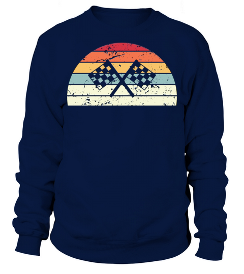 Retro Racing Sunset Vintage car Sunrise Sweatshirt Unisex